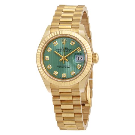 rolex green dial lady prezzo|rolex lady datejust price.